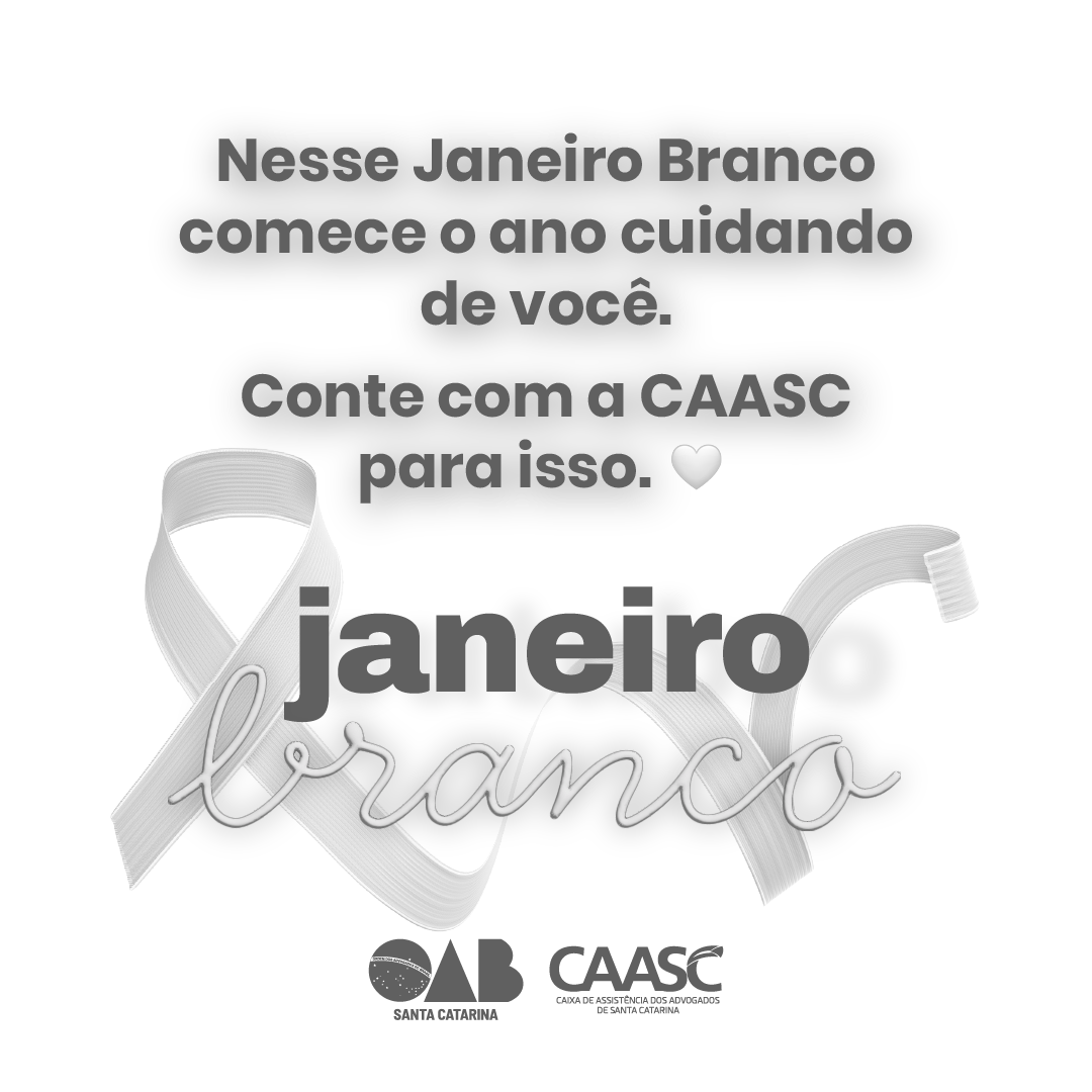 Janeiro Branco: parceria da CAASC com a Psicologia Viva oferece mais de cinco mil especialistas na área de saúde mental